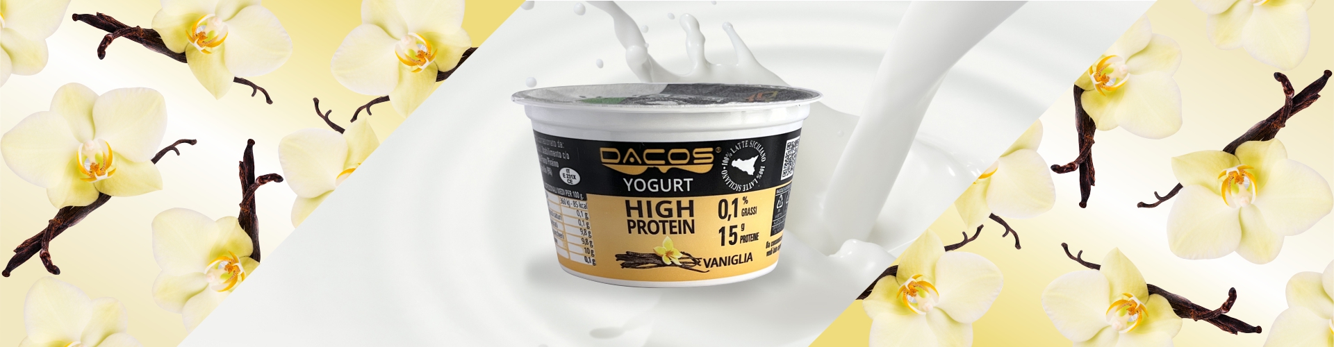 Yogurt proteico Dacos Bianco - 8 vasetti 200 gr - cremoso magro -  Spedizione 24 ore : : Alimentari e cura della casa